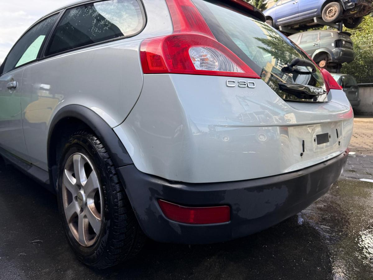 Volvo C30 original Stoßstange Stoßfänger hinten 481 Cosmic White Metallic BJ08